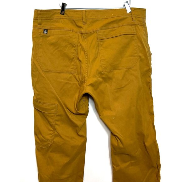 Prana Stretch Zion Straight Pant 36x30 Bronzed Quick Dry DWR Fabric UPF 50+ Abra - Picture 5 of 12